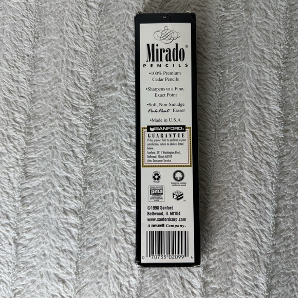 Vintage Mirado Black No.‎ 3.0 New Cedar Pencils Set Of 12 1998 Non Smudge Eraser - Picture 5 of 11